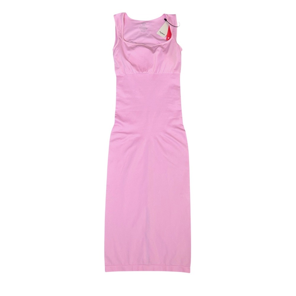 Popilush NWT Women Shapewear Dress Pink Seamless Square Neck Slimming XS/S